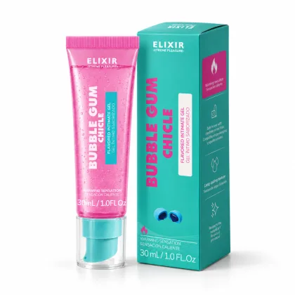 Lubricante Saborizado Chicle Elixir - Tamaño: 30ML